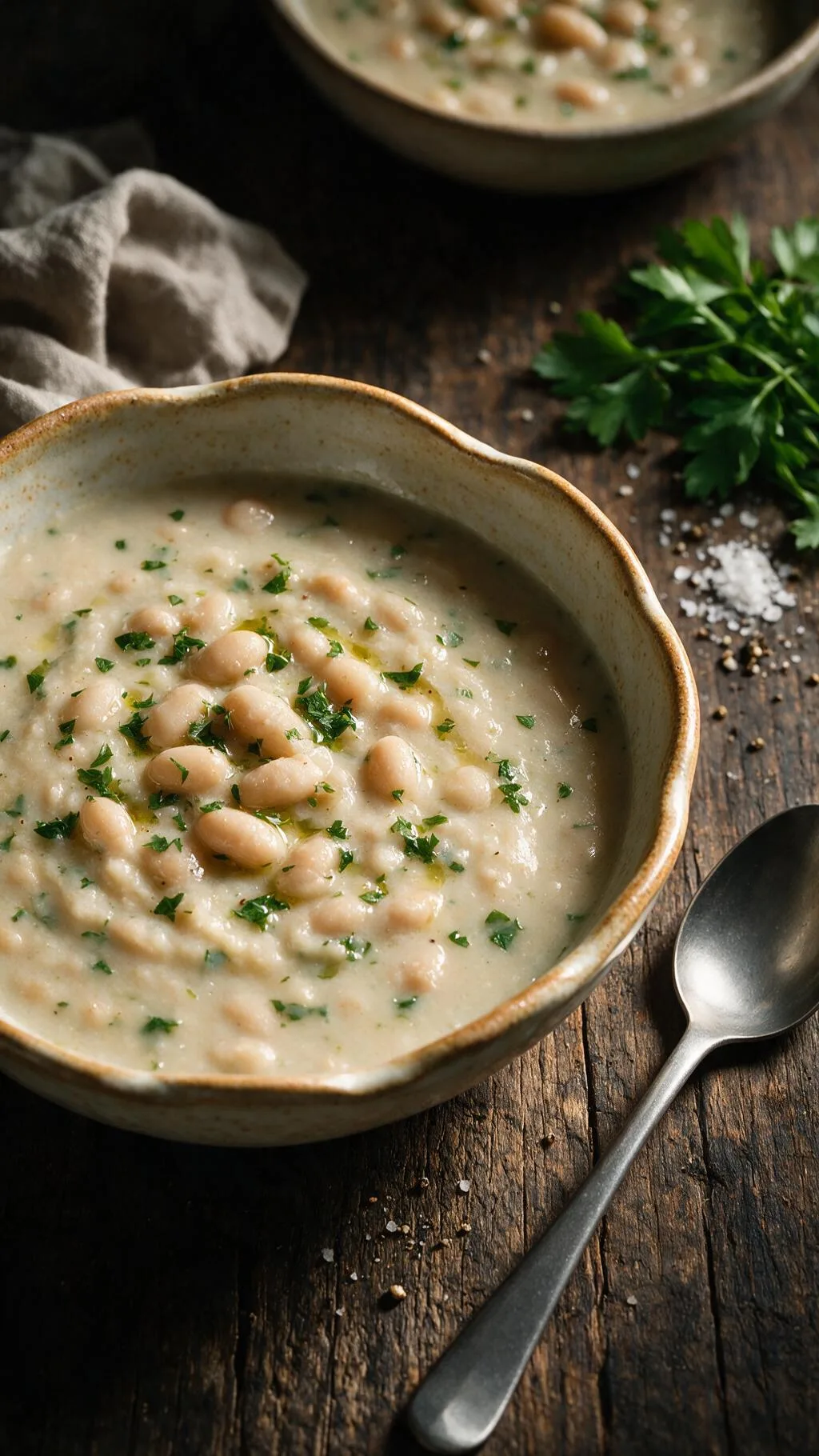 Weiße Bohnensuppe