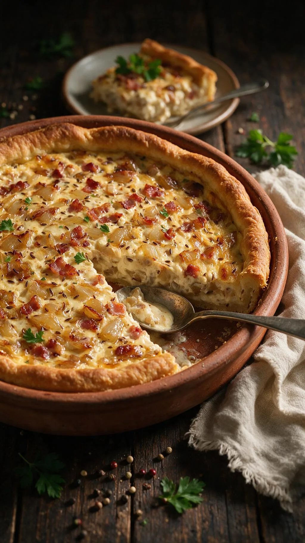 Herzhafter Zwiebelkuchen
